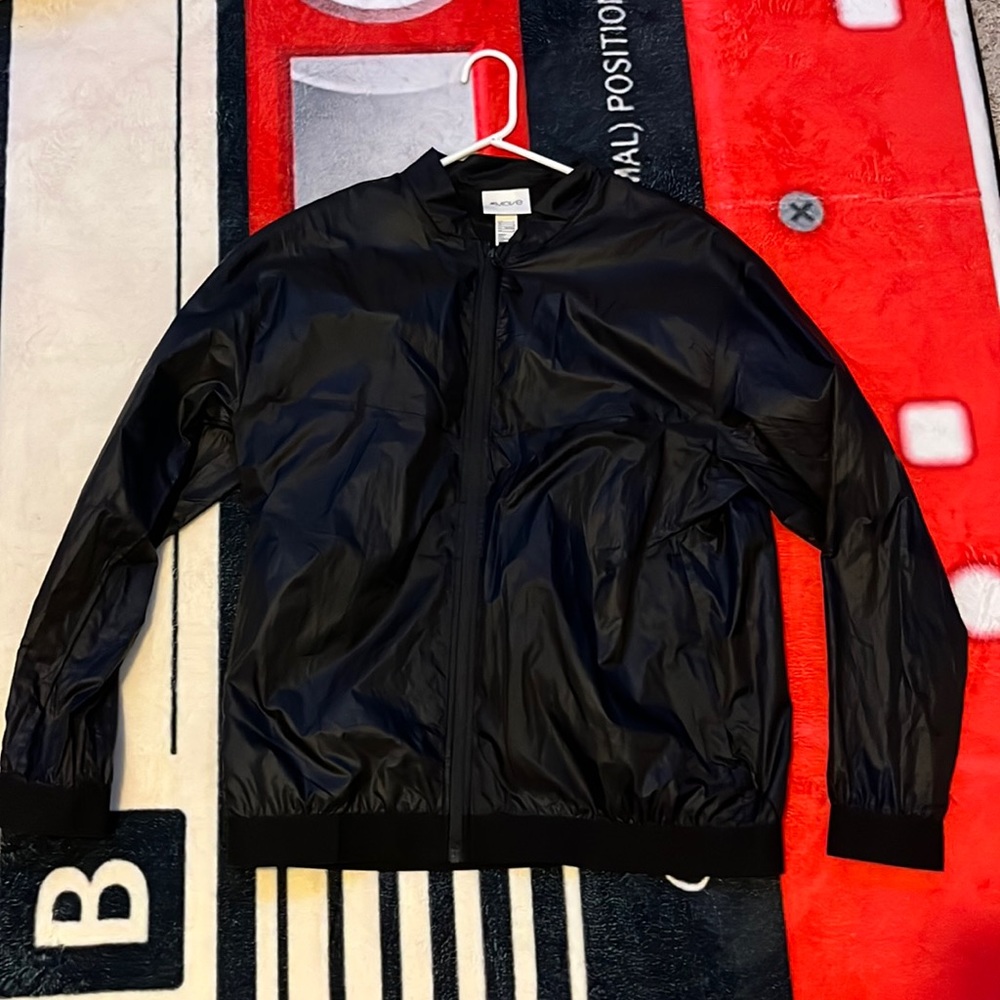 Black H&M wind breaker